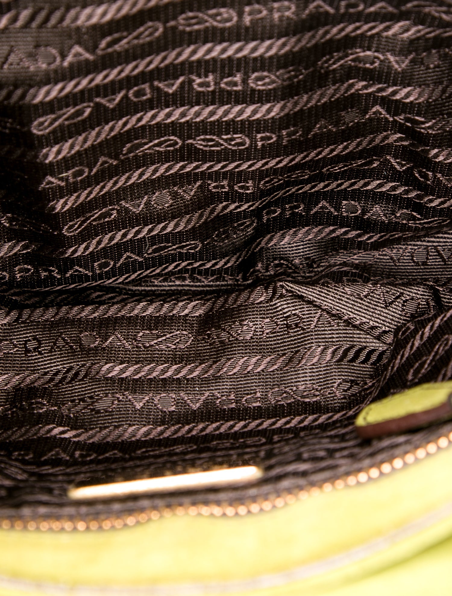 Prada Scamosciato Suede Shoulder Bag